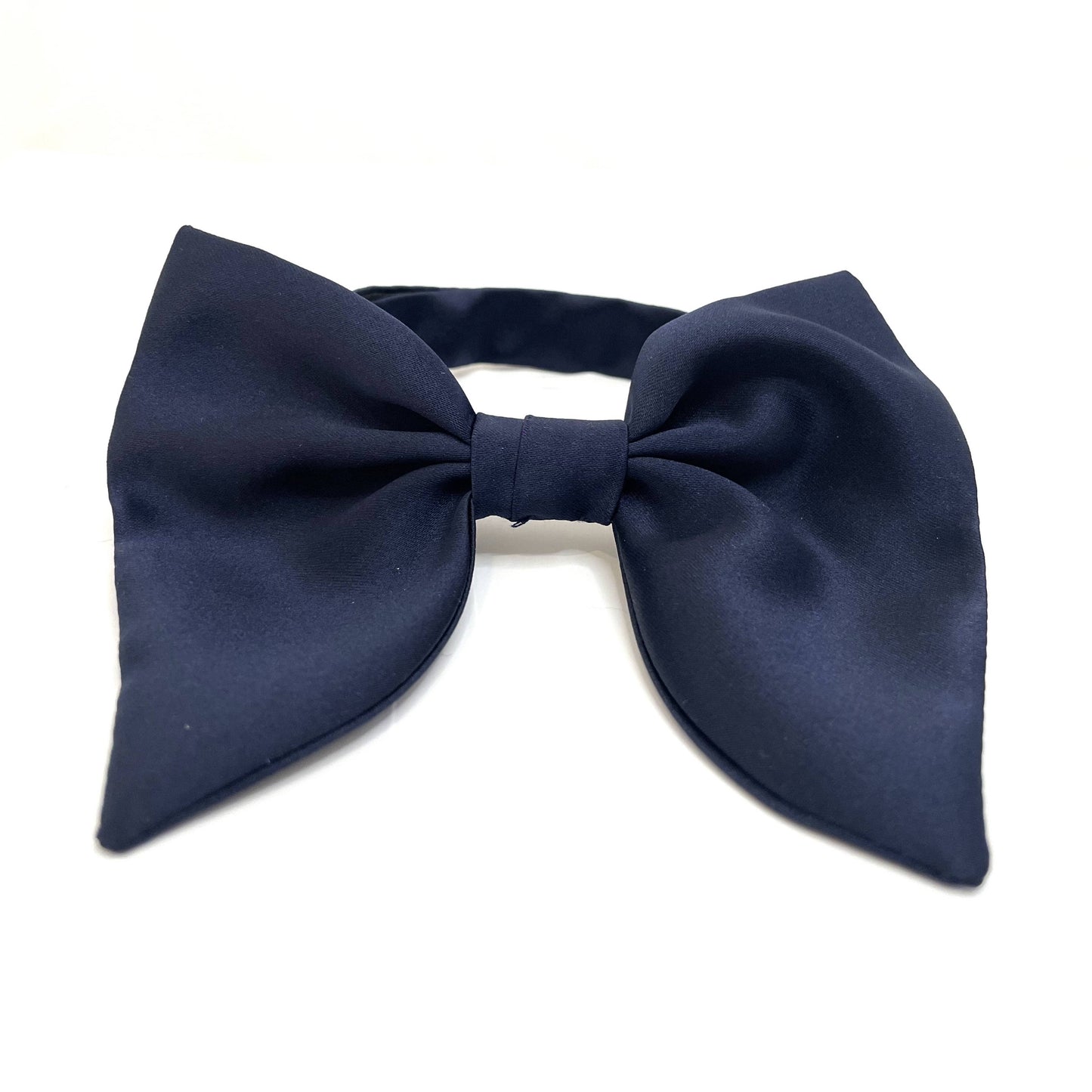 Navy blue Attacus bow tie