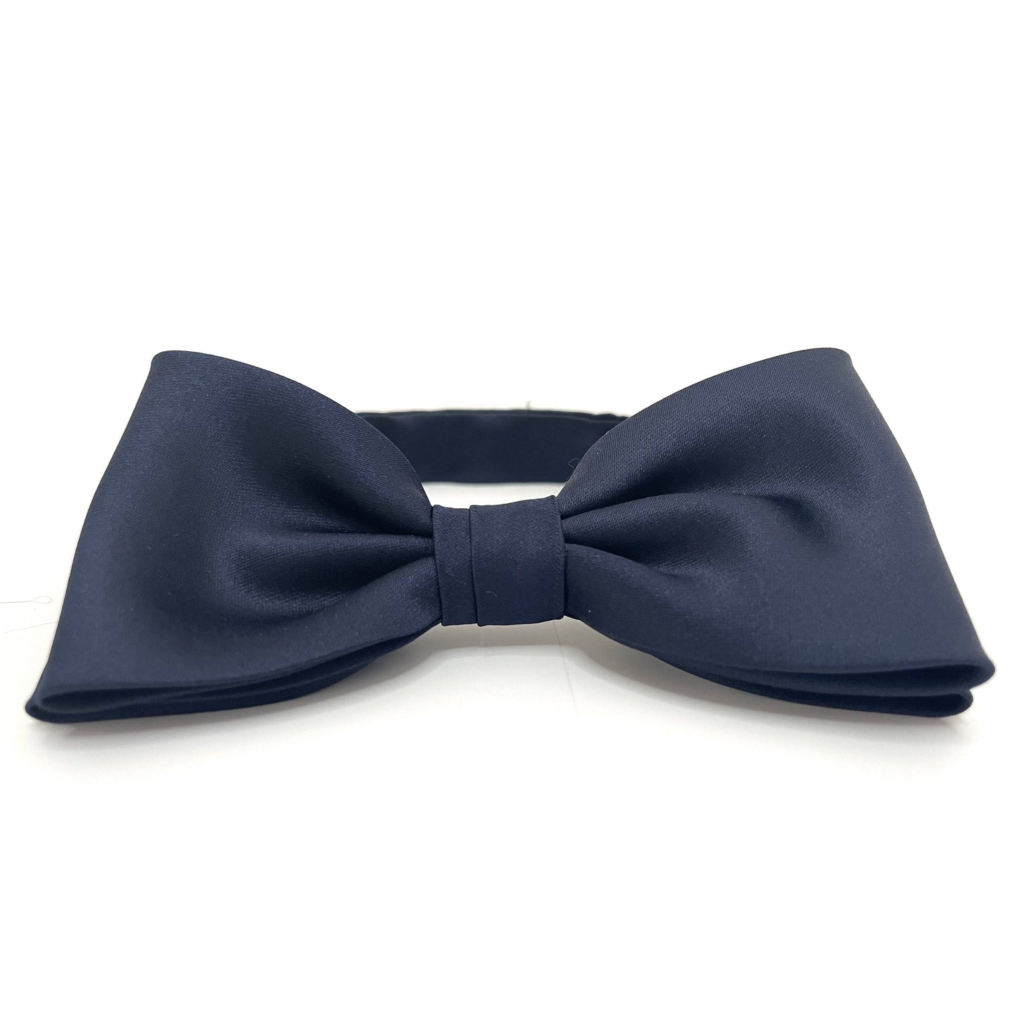 Navy blue bow tie