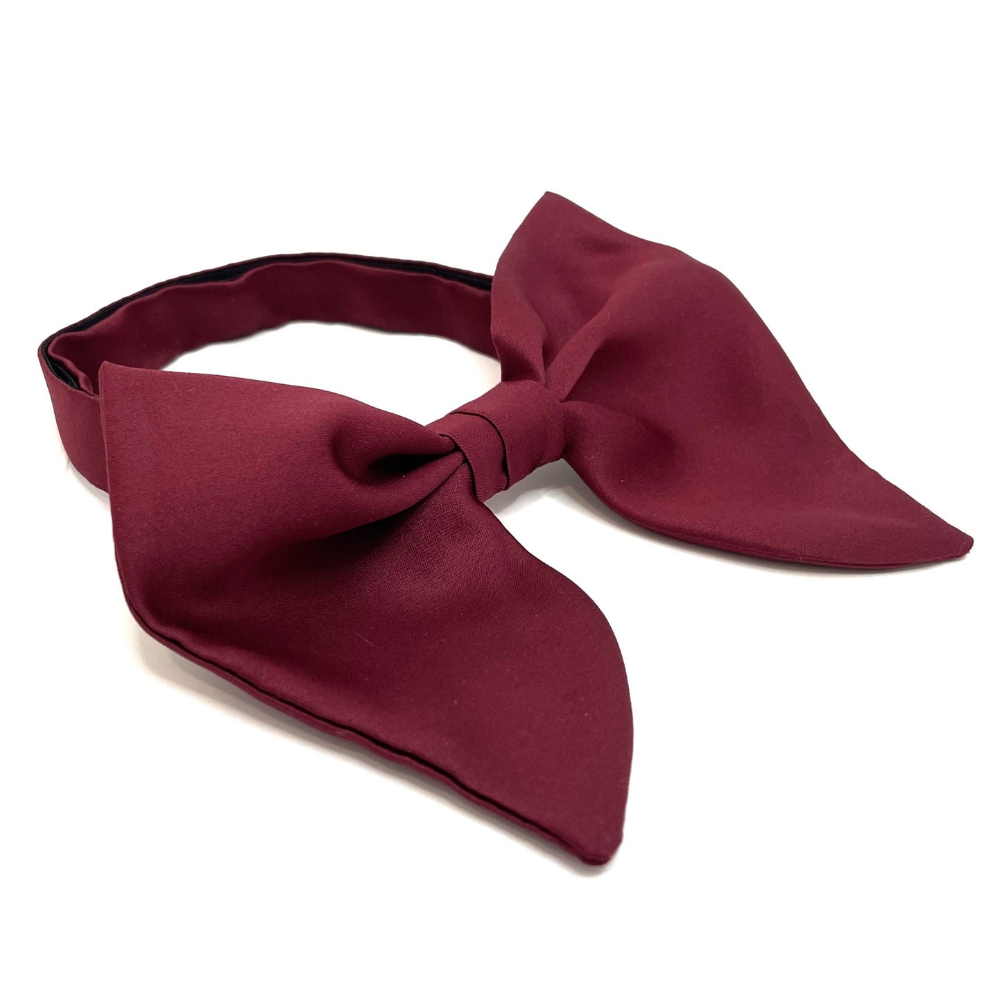 Burgundy Attacus bow tie