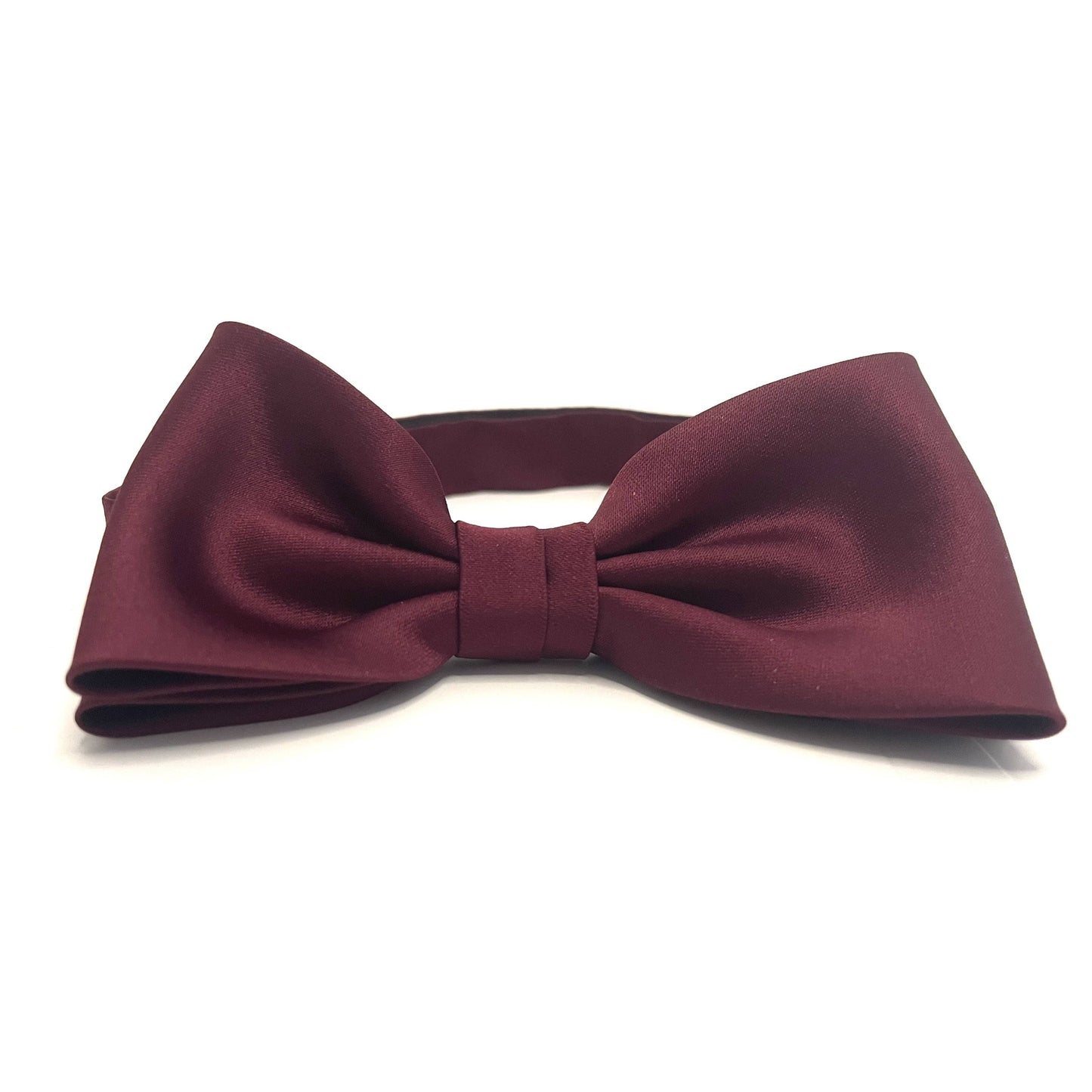 Burgundy bow tie