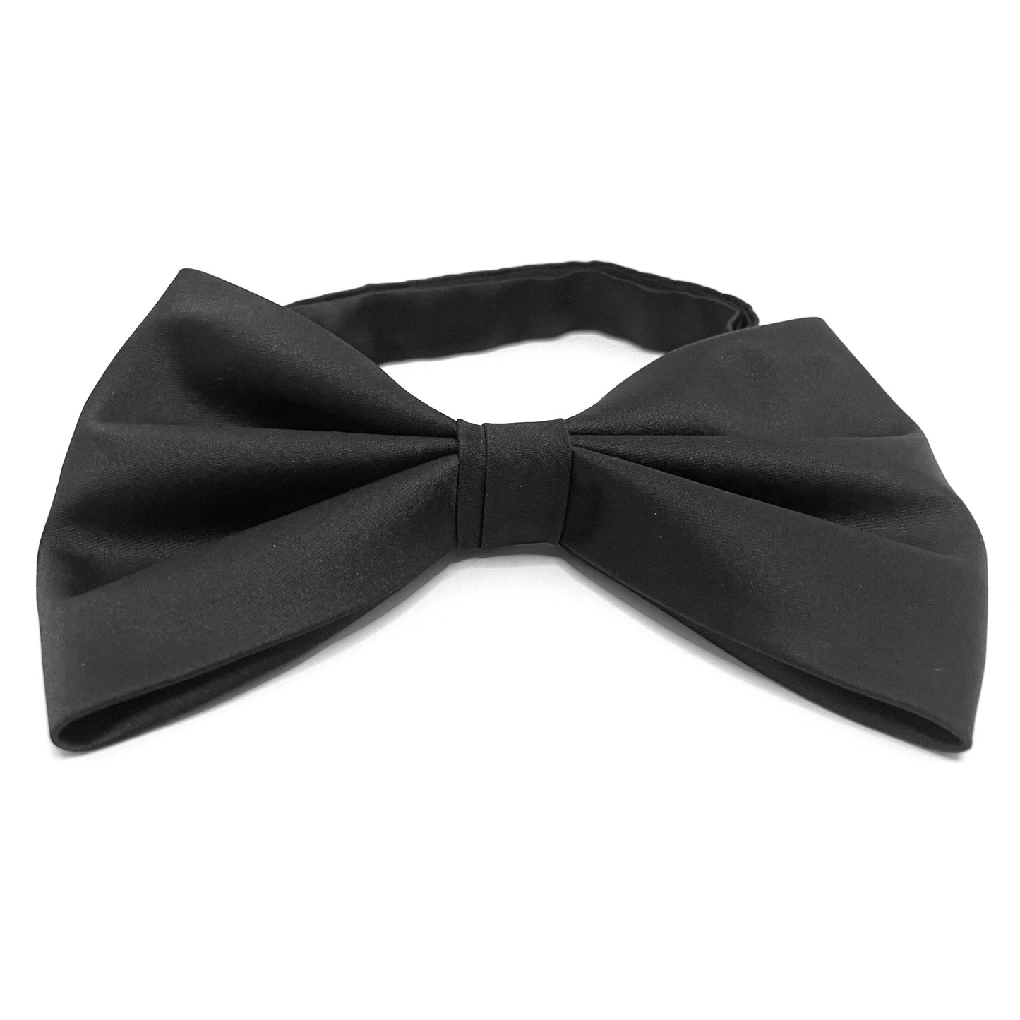 Large format black bow tie