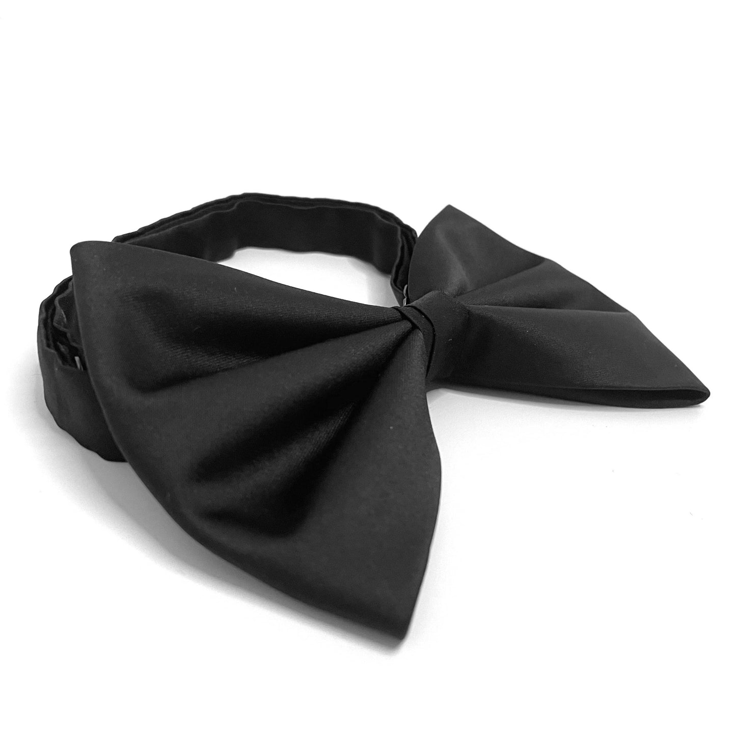 Large format black bow tie