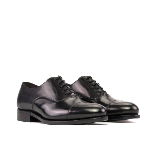 Black calf leather Oxford shoe