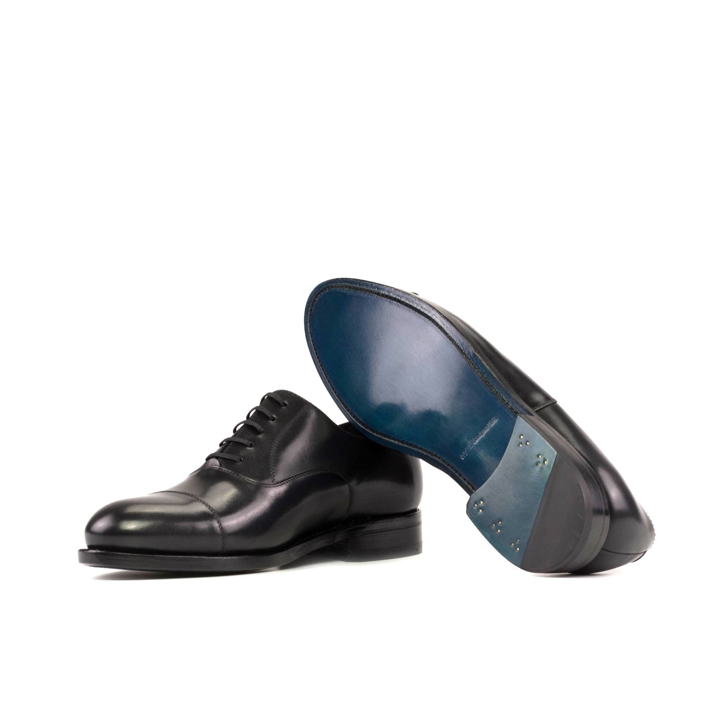 Black calf leather Oxford shoe