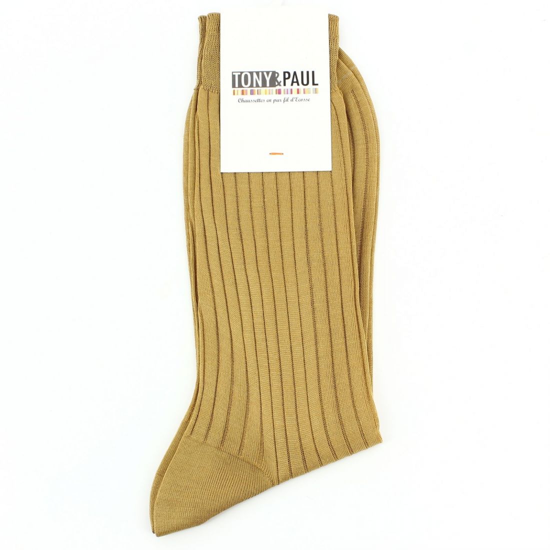 Chaussettes fil d'Écosse acacia