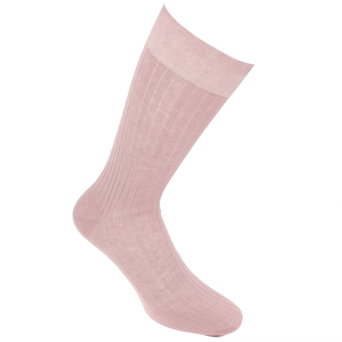 Chaussettes fil d'Écosse rose layette