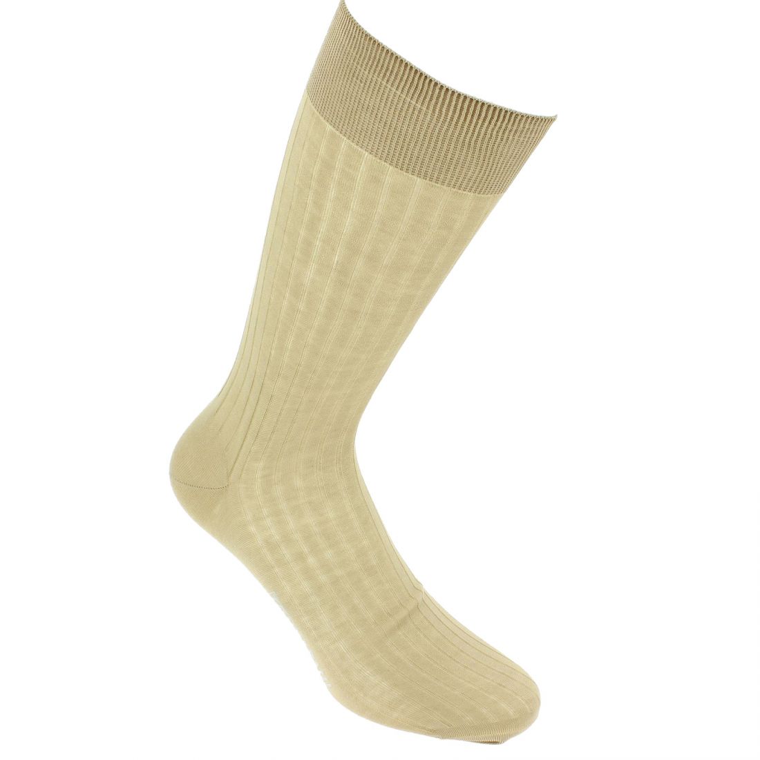 Chaussettes fil d'Écosse beige