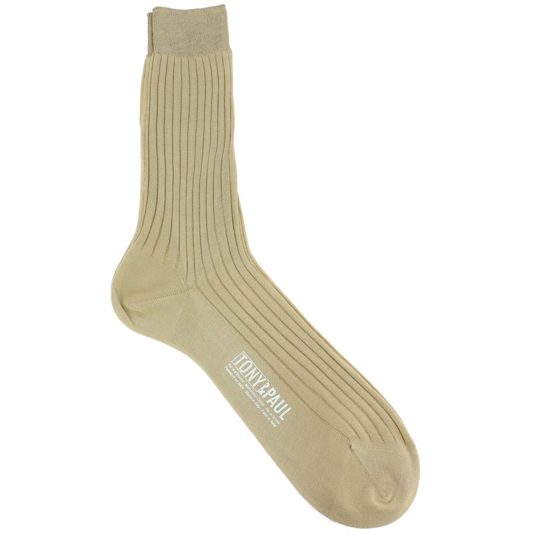 Chaussettes fil d'Écosse beige