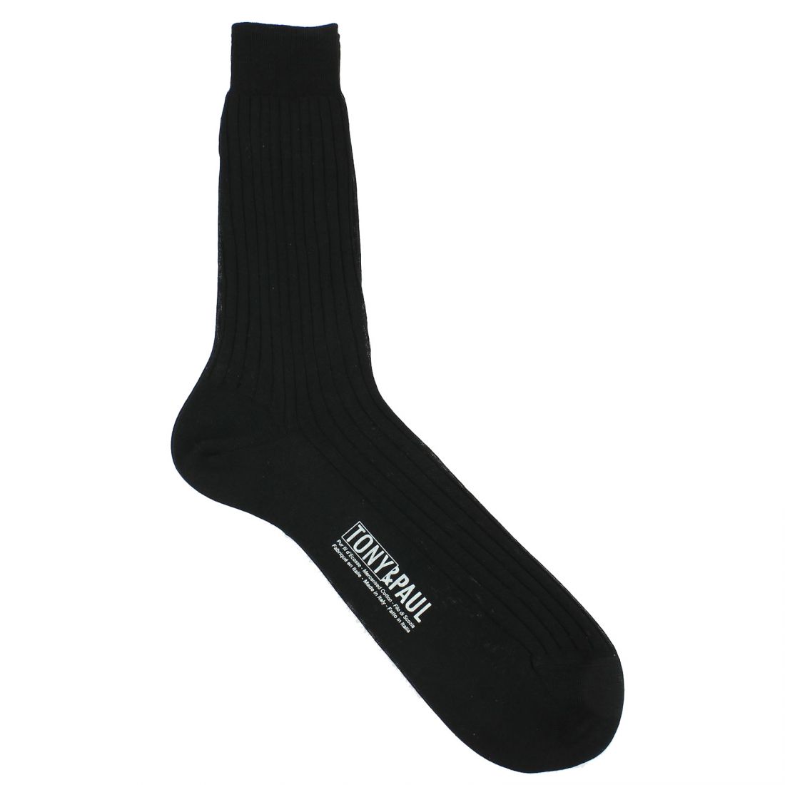 Scottish thread black charcoal socks