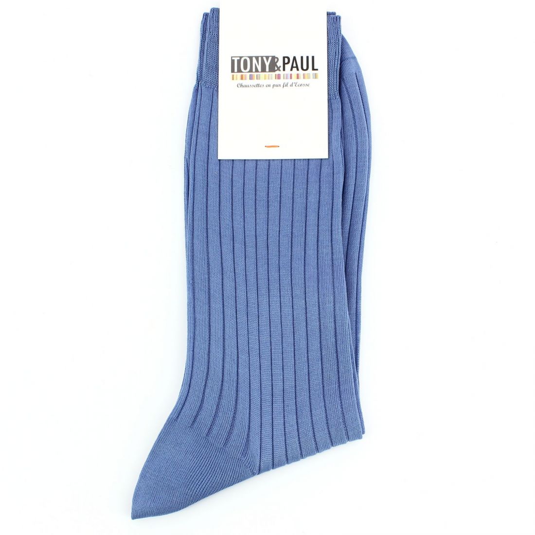 Scottish thread blue jeans socks