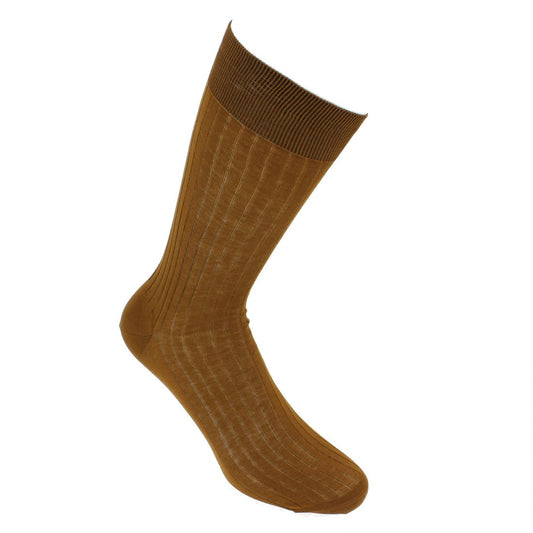 Chaussettes fil d'Écosse chocolat