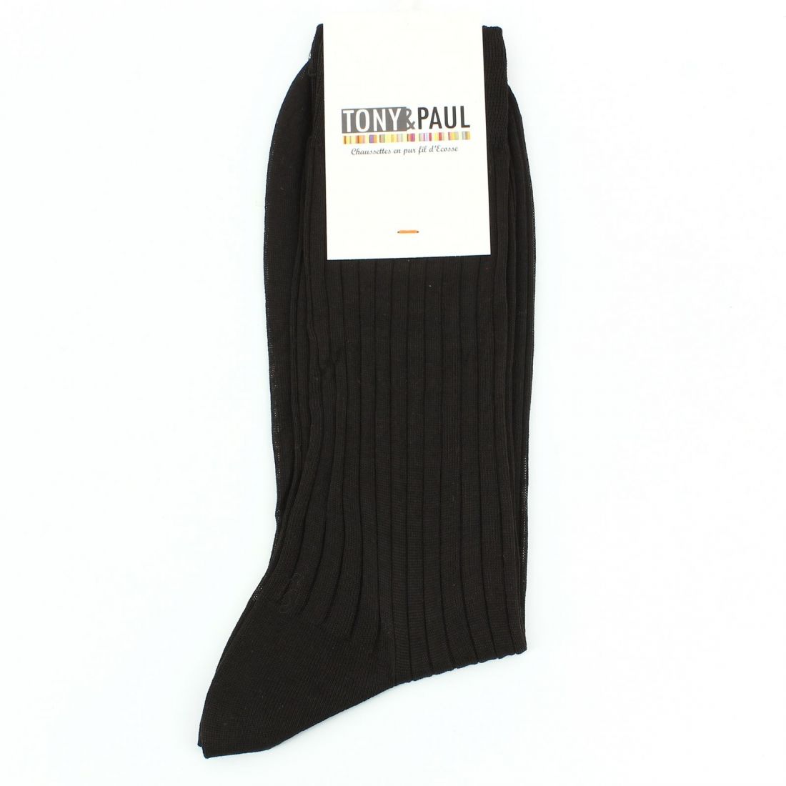 Scottish thread earth brown socks