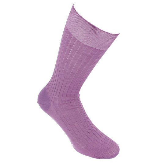 Chaussettes fil d'Écosse lilas