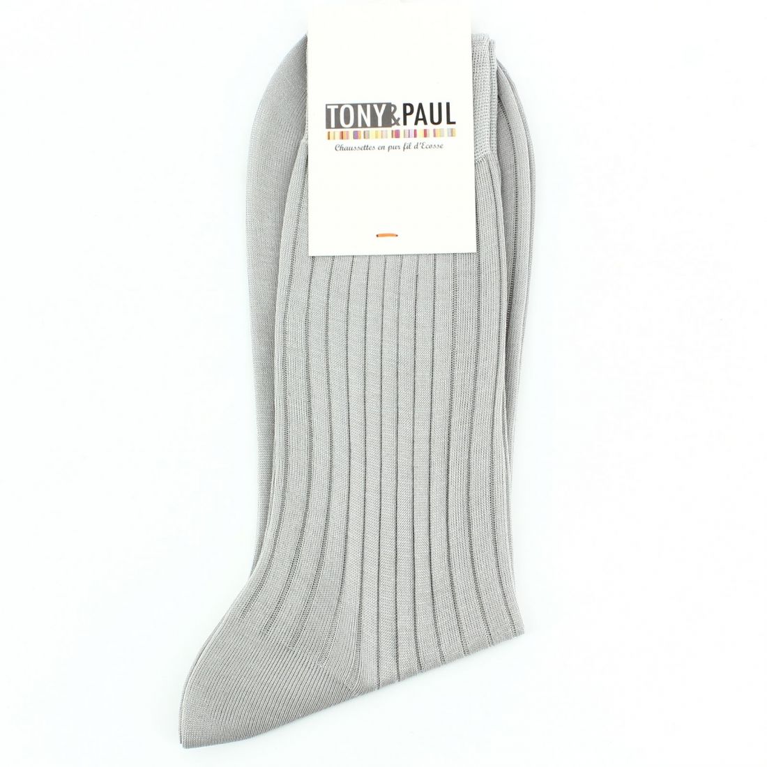 Scottish thread mouse grey sock