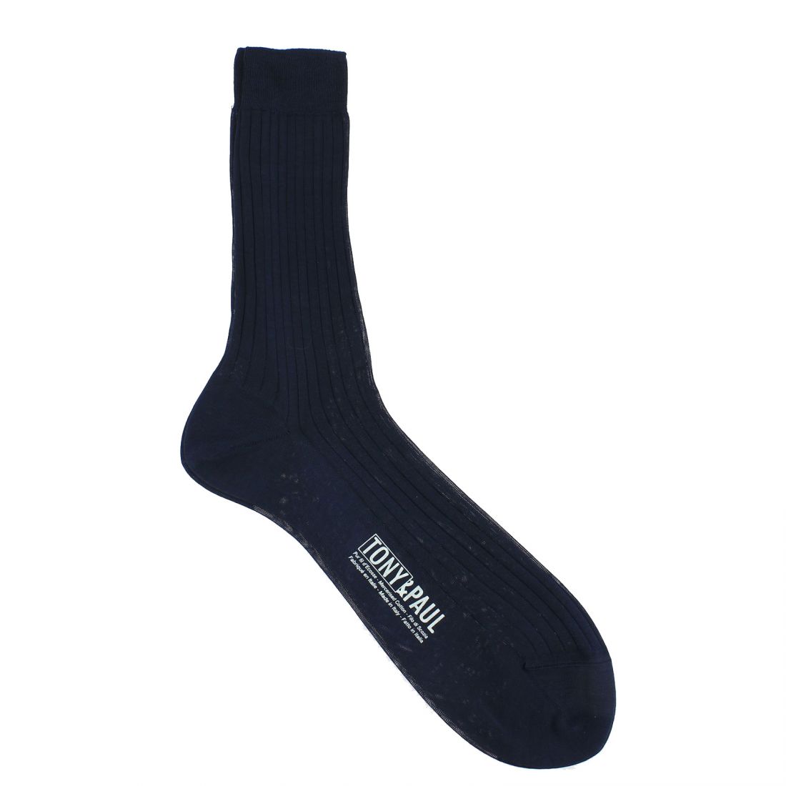 Scottish thread navy blue socks