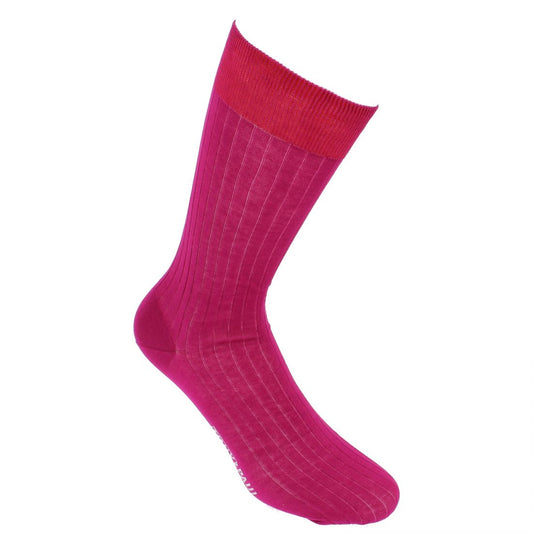 Chaussettes fil d'Écosse rose panthère