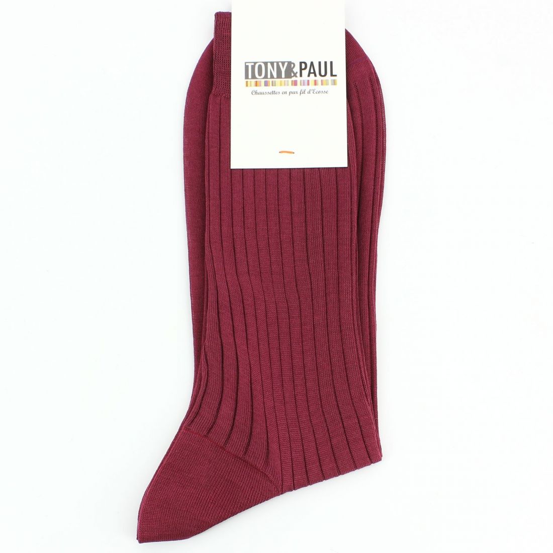 Scottish thread plum socks