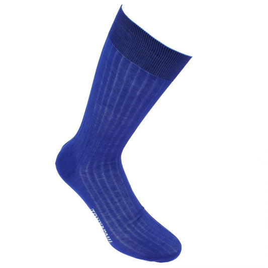 Scottish thread royal blue socks