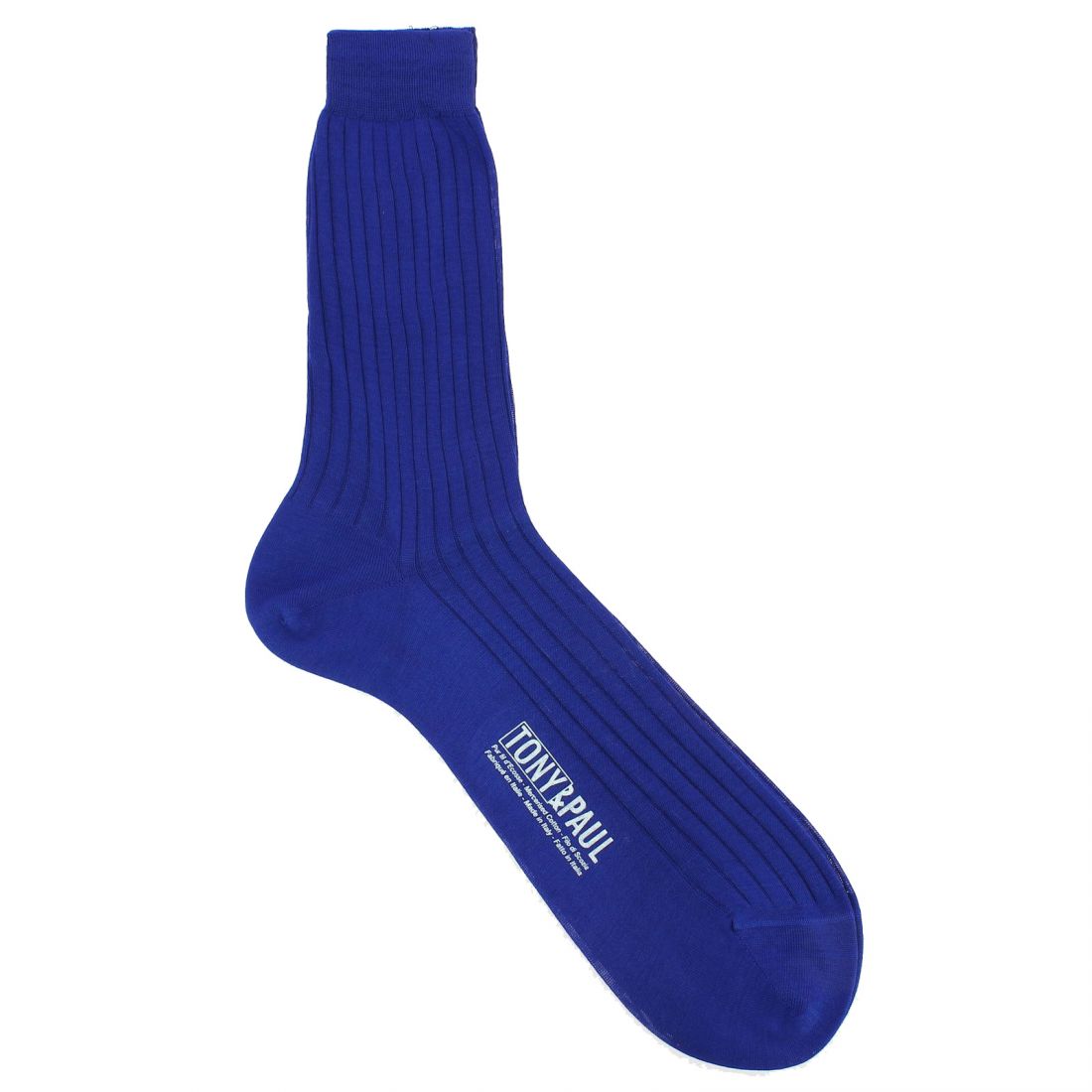 Scottish thread royal blue socks