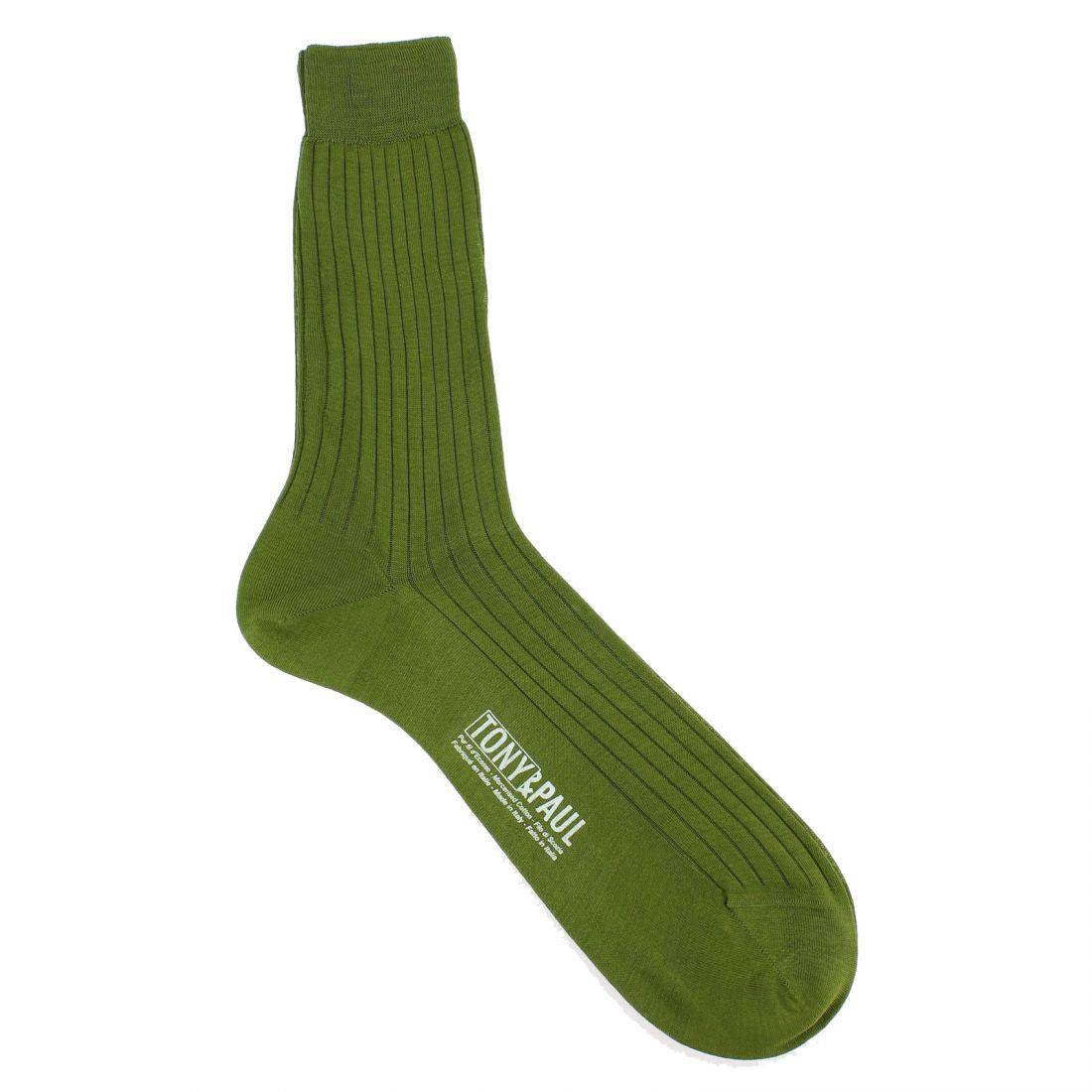 Chaussettes fil d'Écosse vert Sequoia