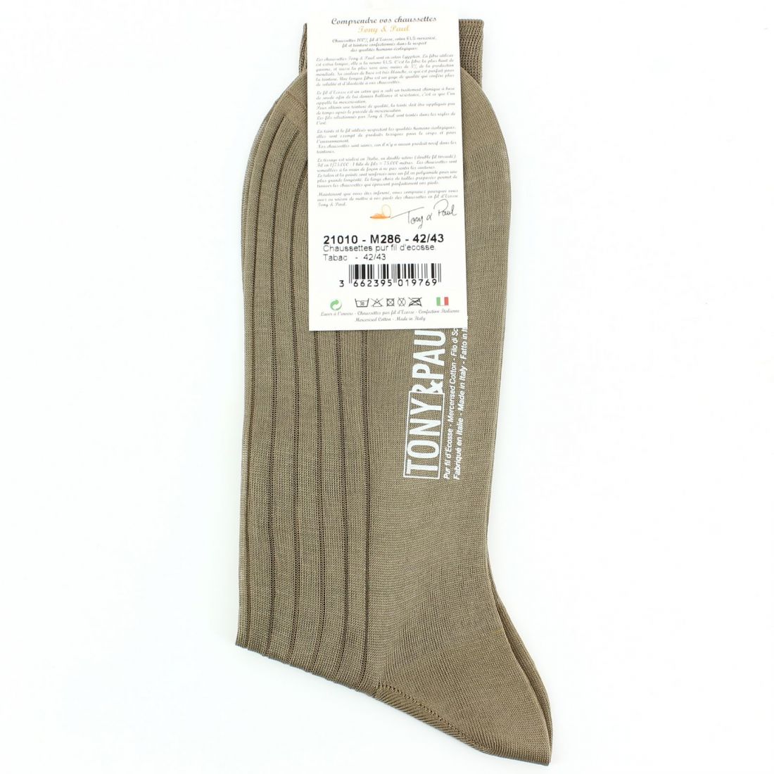 Scottish thread tabac socks