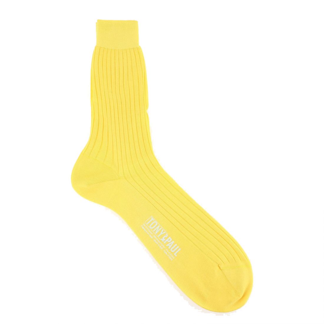 Chaussettes fil d'Écosse jaune d'or